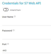 Credentials for S7 Web API