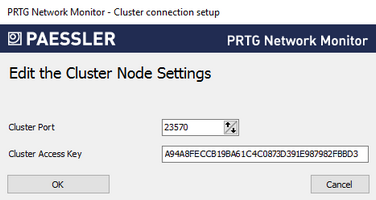 Edit Cluster Node Settings