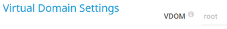 Virtual Domain Settings