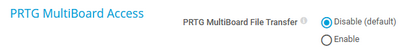 PRTG MultiBoard Access